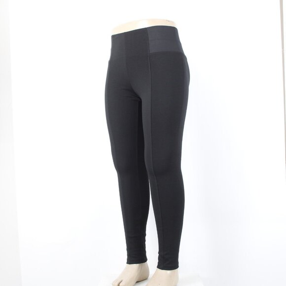 Simply Noelle Pant $40 Sz L XL x 31 Black Pull On Skinny Poly Spandex Pant - Picture 3 of 16